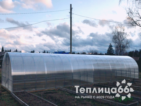 Теплица Рада 3М из поликарбоната, ширина 3 м